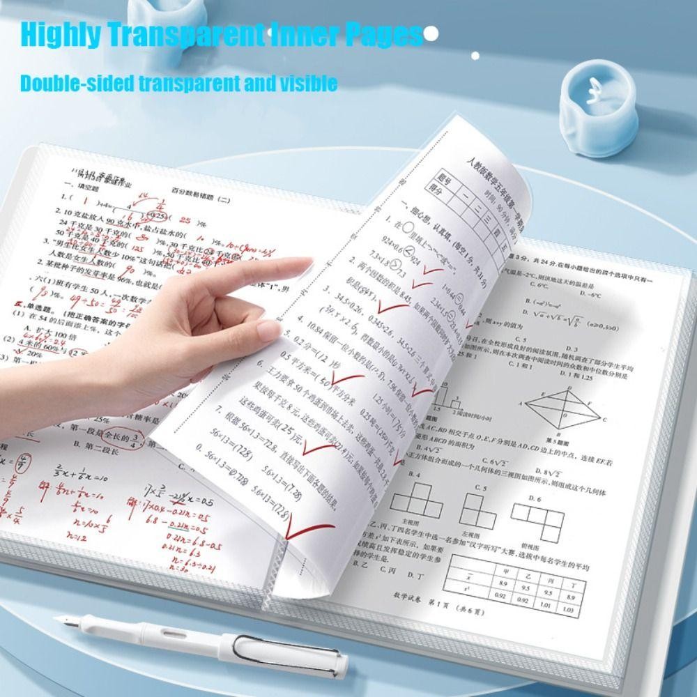 Túi đựng tài liệu A4 HIGHVIEWLS, Thư mục tập tin Capibara dung lượng lớn, Thư mục phong bì di động Túi đựng giấy kiểm tra chống nước cho học sinh và nhân viên văn phòng