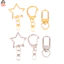 10 Chiếc Ngôi Sao Pentagram Hình Chữ D Rỗng Móc Khóa DIY Phụ Kiện Tôm Hùm Khóa Móc Khóa Trang Sức Làm Phát Hiện VN