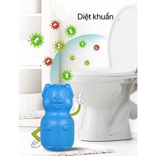 Lọ thả bồn cầu con heo khử mùi tẩy rửa diệt khuẩn nhà vệ sinh tiện lợi #A52