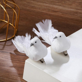 Gcdhome White Bird Bọt nhân tạo Doves Handmade Bird Trang trí Chim HOT