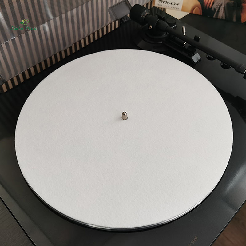[Nhà Điện] 1 Thảm Trượt Cảm Thấy Bàn Xoay Đĩa Thảm Cho LP Ghi Âm Thay Thế Âm Thanh DIY Phụ Kiện Audiophile Dày Bàn Xoay Thảm mới