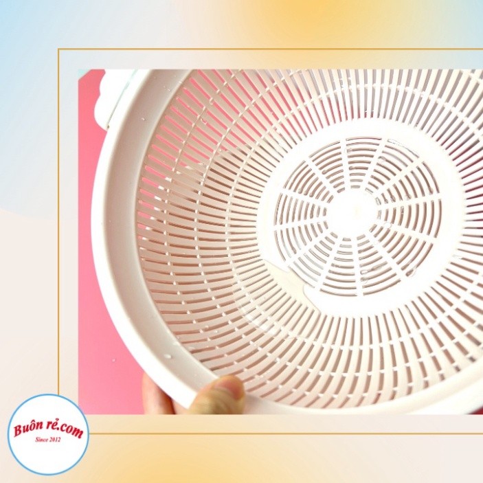 Rổ tai 2 lớp Việt Nhật (3391), rổ kèm chậu rửa rau củ, hoa quả đa năng -Buôn rẻ 01647 Babee