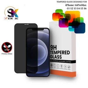 Kính cường lực chơi game Chống gián điệp Quyền riêng tư AntiGores Bảo vệ chống gián điệp iPhone 16 15 14 13 12 11 Pro Max X XR XSMAX 12 13 Mini 7 8 14 15 16 Plus Bảo vệ đầy đủ-Cover