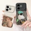 Tecno Pova 6Neo Ốp Lưng Thẩm Mỹ Sang Trọng Thời Trang Gấu Trúc Dễ Thương Hoa Mèo Sơn Vỏ Điện Thoại Tecno Pova 6 Neo Ốp Lưng