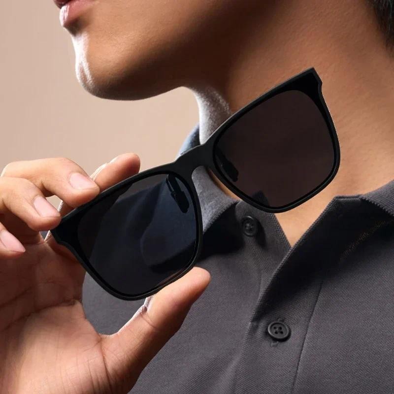 Kính râm phân cực Xiaomi siêu mỏng UV400, lật ngoài trời, ống kính TAC ghép nối, tương thích kính cận thị