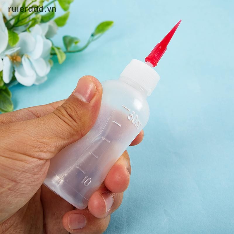 # Mới # 1Pc 50ml Chai Bóp Jam Paing Với 7 Đầu Phun Dụng Cụ Vẽ Bánh Jam Pot.
