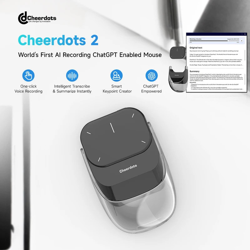 Cheerdots Air Mouse Wireless Touchpad Laser Presenter Chuột di động