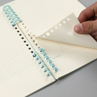Thanh còng nhựa sổ màu Sổ , còng đóng ruột sổ làm binder refill ALINE