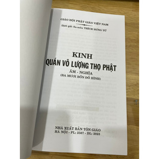 Sách - Kinh Quán Vô Lượng Thọ Phật (bìa mềm)