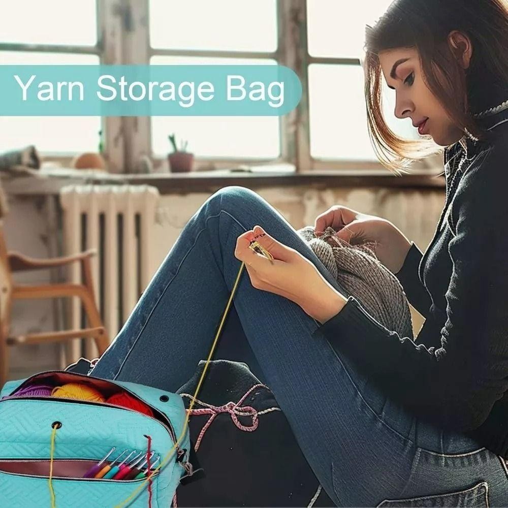 OLVIDO Móc sắp xếp lưu trữ, Túi đựng sợi di động có thể tháo rời, Túi đựng dụng cụ may vá có thể điều chỉnh mở rộng