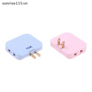 Ổ cắm mở rộng SRVN 3 trong 1 EU Ổ cắm chuyển đổi sạc xoay 180 độ.