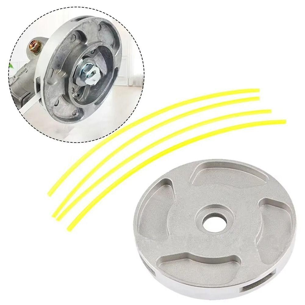 FANIELLAPOWELL 1 Đầu Tông Đơ Cỏ, Với 4 Cáp Đầu Cắt Bàn Chải Đa Năng, Hợp Kim Nhôm Cho Máy Cắt Cỏ Đầu Dây Cắt Cỏ Nylon