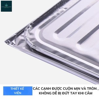 Tấm chắn bếp ga hợp kim nhôm chịu nhiệt, ngăn dầu mỡ văng hiệu quả, cách nhiệt tốt.