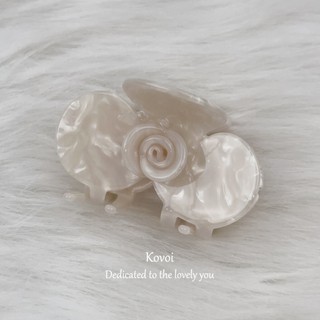 Kovoi / Pháp Mát Acetate Trung Bình Hoa Hồng Kẹp Tóc Tóc Cô Gái Đầu Lưng Tóc Cá Mập Kẹp Mũ Đội Đầu