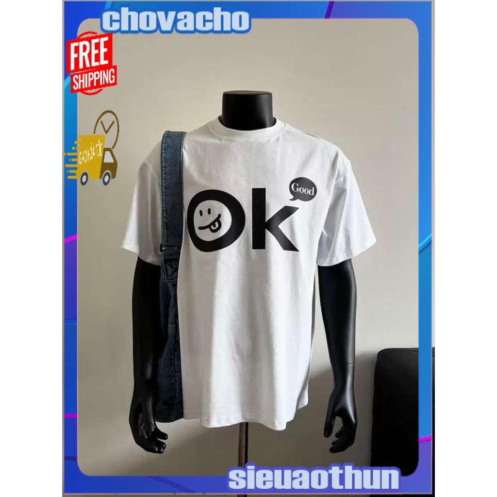 Áo thun Stee Cổ tròn OK GOOD Localbrand ICVCVNI Unisex