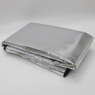 Bảo vệ điều hòa không khí ROLY, Vỏ điều hòa lá nhôm bạc, Tấm che bụi chống nắng ngoài trời