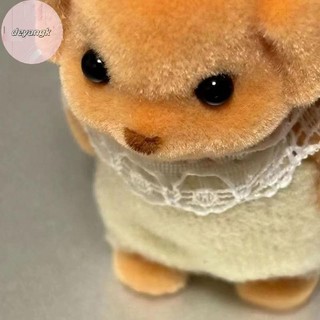 Deyangk Limb Di Động Rừng Gia Đình Động Vật Hình Poodle Đổ Xô Shaggy Hình Chó Mẫu Nhà Búp Bê Thu Nhỏ Phụ Kiện Búp Bê Cho Trẻ Em VN