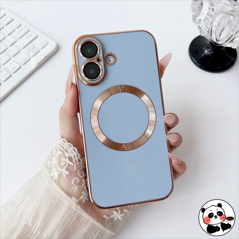 Ốp Điện Thoại Từ Tính Sang Trọng Cho Realme Note 60 50 GT X7 Pro Ultra Neo5 SE Neo3 Neo2 GT5 GT2 Pro Explorer Master Mạ Bao Sạc Không Dây Vỏ Mềm Bóng