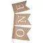 ZENZON Cà Vạt MỘT Vòng Hoa, Giấy MỘT Chữ Ghế Cờ Biểu Ngữ, Cờ Đuôi Cá Treo Lễ Hội Sinh Nhật Tinh Tế Bunting Bé Sinh Nhật Đầu Tiên