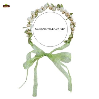Băng Đô Quấn Tóc Nữ Cô Dâu Mũ Đội Đầu Chụp Ảnh Kỳ Nghỉ Bền Đẹp Với Ngọc Trai