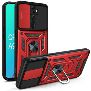 OPPO A52020 A92020 A9 A5 2020 A11 A11X CPH1937 CPH1939 CPH1941 PC mới chống rơi và biến áp chống sốc Vỏ điện thoại giá đỡ vòng di động vỏ cứng