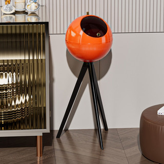 Trung Quốc Home Thái Shop Thùng rác hình cầu hiện đại, 2 màu trắng/đen, thiết kế đơn giản, dùng cho phòng khách/phòng ngủ/văn phòng, nắp chắc bền, dễ vệ sinh