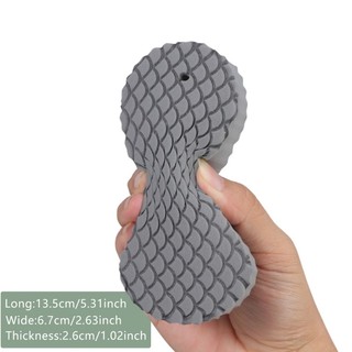 Zzz Miếng bọt biển toàn thân mềm mại và thân thiện với da Phụ kiện tắm Dễ dàng nắm tay cầm để tẩy tế bào chết hiệu quả và sử dụng lâu dài