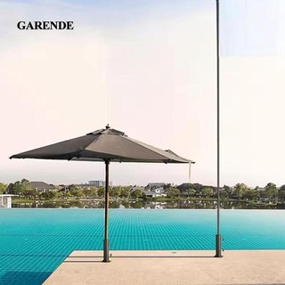 Garande Sân Dù Cực Đứng Dù Dù Kim Loại Ô Ống Chân Đế Cột Cờ Giá Đỡ Cho Dock Bên Ngoài Bể Bơi Ngoài Trời Bleacher