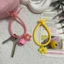 Ins Phong Cách Macaron Ngôi Sao Silicon Dây Buộc Chuông Hoa Túi Quần Áo Điện Thoại Di Động Đồ Trang Trí Cáp Dữ Liệu Lưu Trữ Cáp Cuộn Dây Tự Làm Phụ Kiện Trang Sức