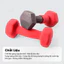 Tạ Tay Nữ Bọc Cao Su Chống Trượt - Tạ Gang Tập Gym Yoga 1kg, 2kg, 3kg, 5kg - GYMI- DỤNG CỤ TẬP GYM - TaTay