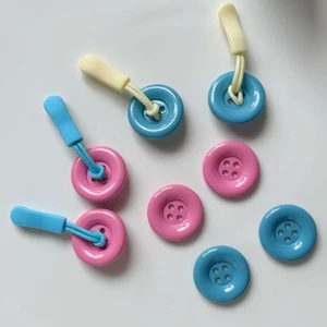 Nút kem tròn đa năng - 5/10 chiếc, phù hợp làm phụ kiện cho lỗ giày và kẹp tóc
