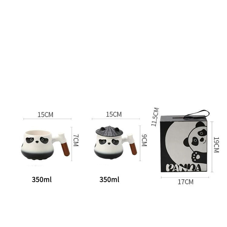 Sáng Tạo Gấu Trúc Gốm Cốc 350ml Trà Tách Nước Văn Phòng / Nhà Dễ Thương Trà Cà Phê Ngày Lễ Quà Tặng