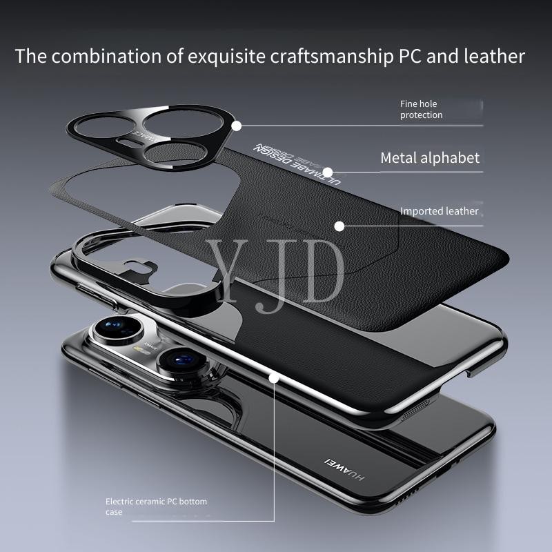 Ốp YJD Cho Huawei Pura 80 Ultra 80Pro 80Pro + Vỏ Điện Thoại Chống Rơi Bằng Da Sang Trọng Đặc Biệt