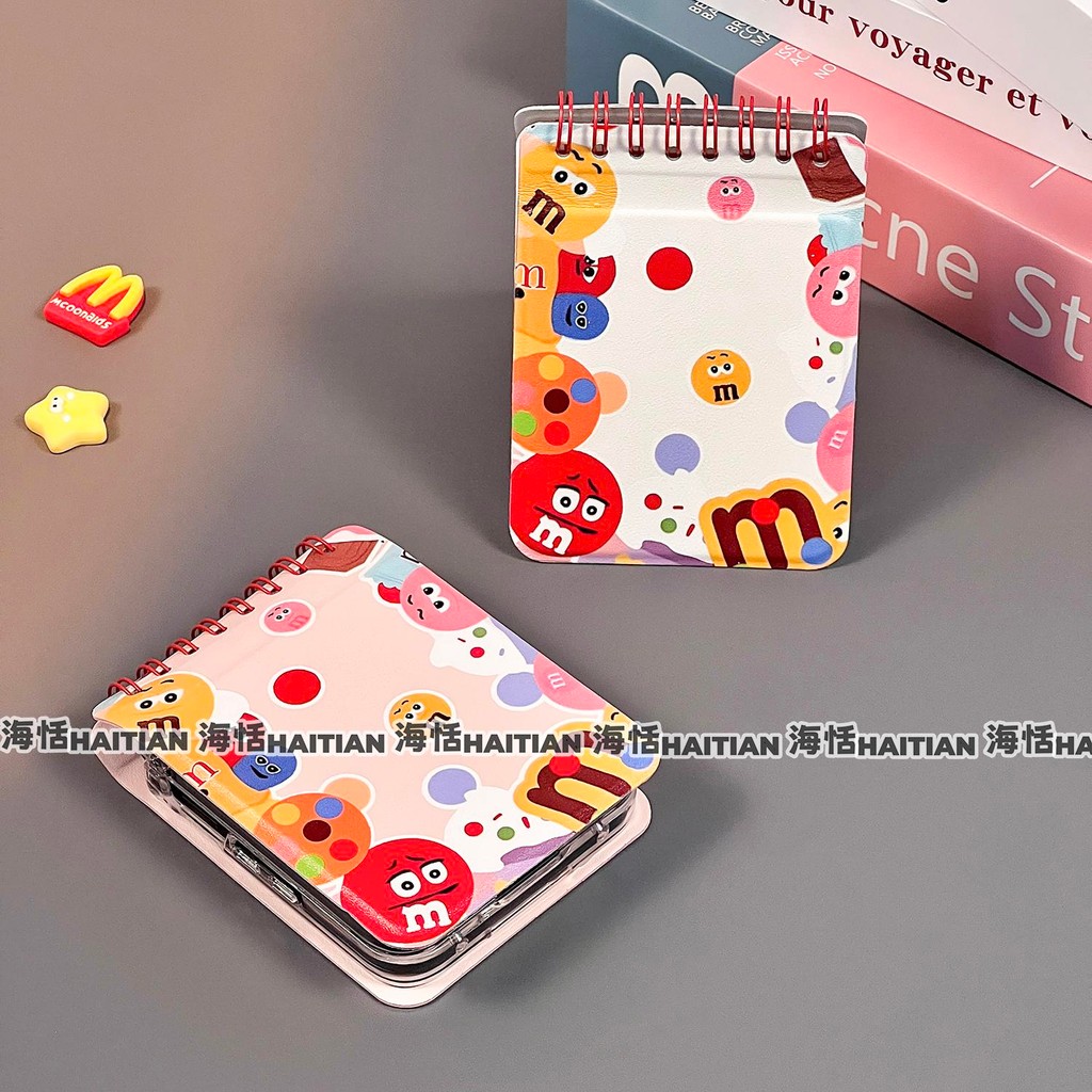 Ốp Điện Thoại Notebook Sáng Tạo Thích Hợp Cho Samsung Galaxy Zflip7 Hoạt Hình Dễ Thương Vỏ Bảo Vệ Z Flip 7 6 5 4 3 5G FE N3Flip MixFlip 2 Vỏ Gấp