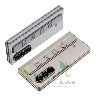 Ốp lưng dây đeo cổ tay siêu mỏng Samsung Galaxy Z Fold 7 Vỏ dây đeo cổ tay co giãn màu trơn
