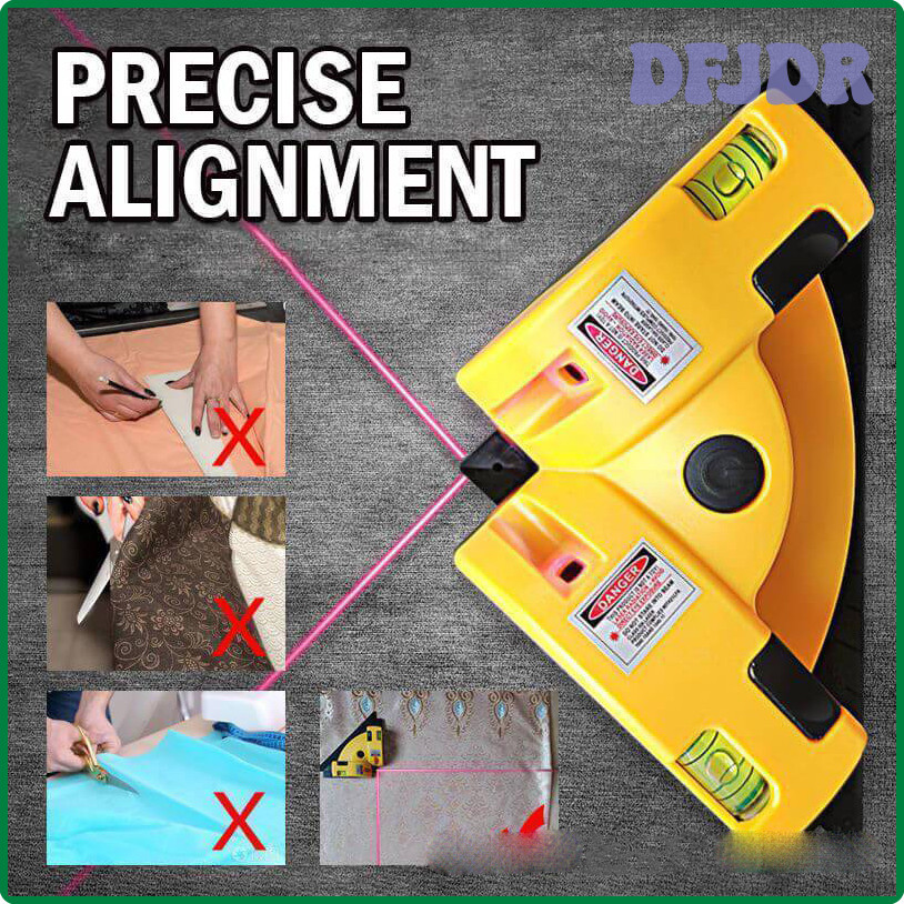 【24H】Thước Ke Laser Góc Vuông 90 Độ – Dụng Cụ Định Vị Bằng Tia Laze Đa Năng, Đo Chuẩn Góc Vuông Nhanh Chóng