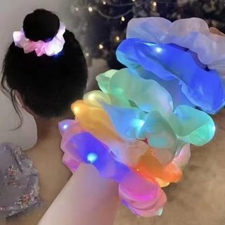 Mới! LED vòng tròn đầu phát sáng - Phụ kiện đuôi ngựa trendy