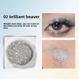 MSMEESUU Soft Light Color Gel Eye Shadow Sequin Liquid Không Dễ Tháo Trang Điểm Ánh Sáng Cao Làm Sáng Chất Lỏng Đơn Sắc Trang Điểm Chống Thấm Nước Giữ Phấn Mắt