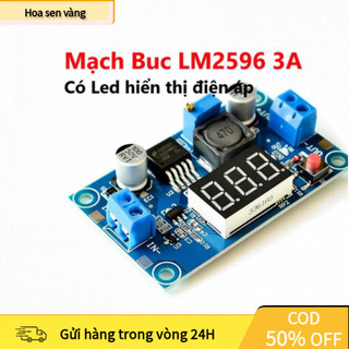 【24H】 Mạch Buck DC-DC LM2596 3A – Điều Chỉnh Điện Áp 4V-35V Xuống 1V-30V