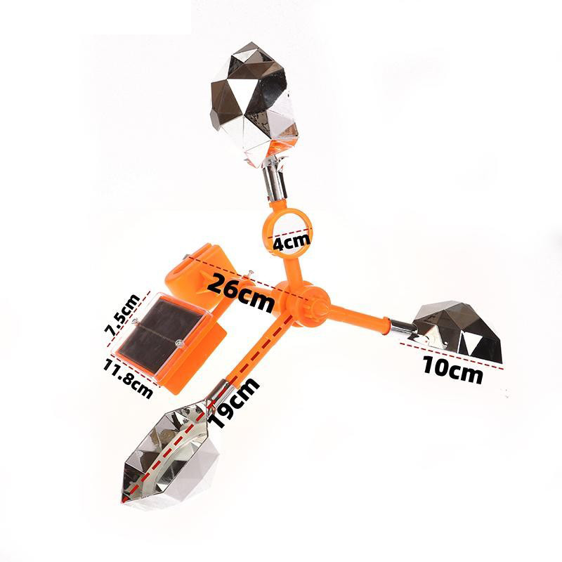 Máy đuổi chim hình chim trực quan Máy dọa chim trực quan phản quang Chống chim đuổi chim bồ câu Chim gõ kiến