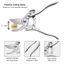 Kéo cắt tỉa PWSEND, Snips Steel Garden Secateurs, Dụng cụ làm vườn thoải mái chất lượng cao Cây tỉa chống rỉ sét