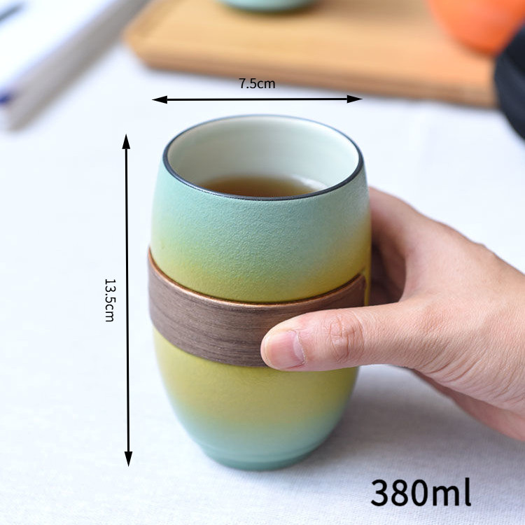 Gốm Sứ Gia Đình / Văn Phòng Giải Trí Trà Trà Trà Tách Nước Có Nắp Lọc 380ml Trà