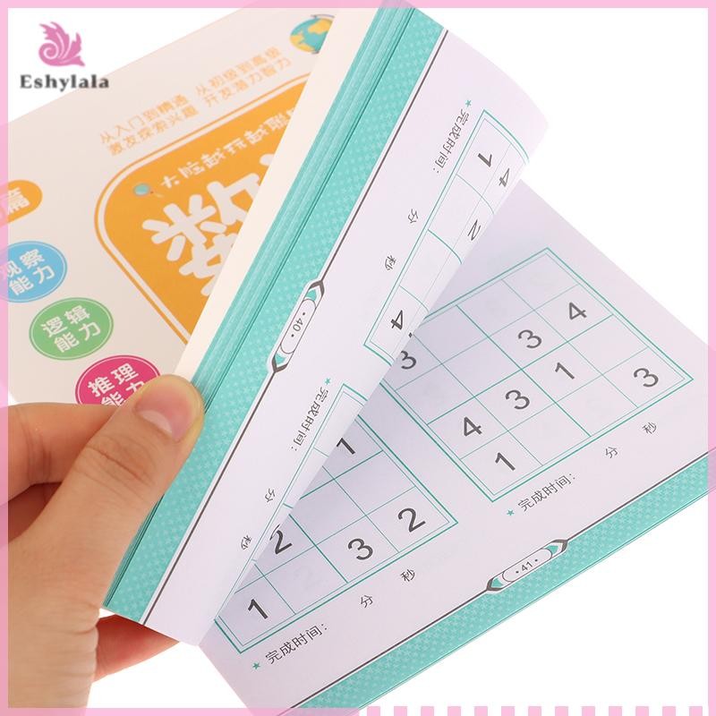 4 Chiếc Thang Tư Duy Logic Sudoku Sách Dành Cho Trẻ Em 469 Trò Chơi Lưới [MỚI]