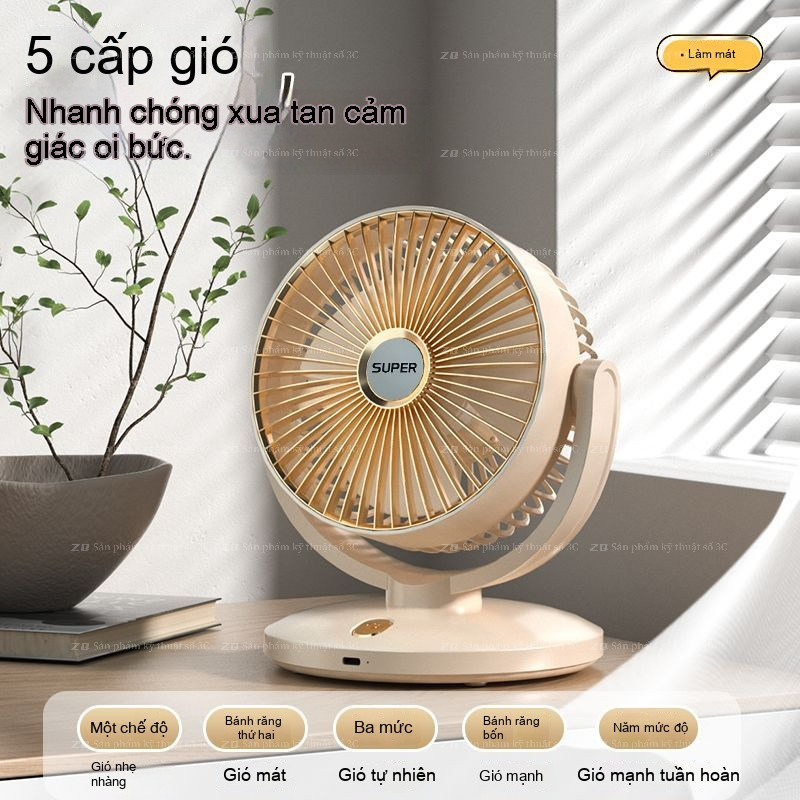 QUẠT ĐIỀU HÒA MINI CAO CẤP 2025 - Quạt USB + đèn LED + phun sương, dùng cho văn phòng/phòng ngủ, bảo hành 2 năm