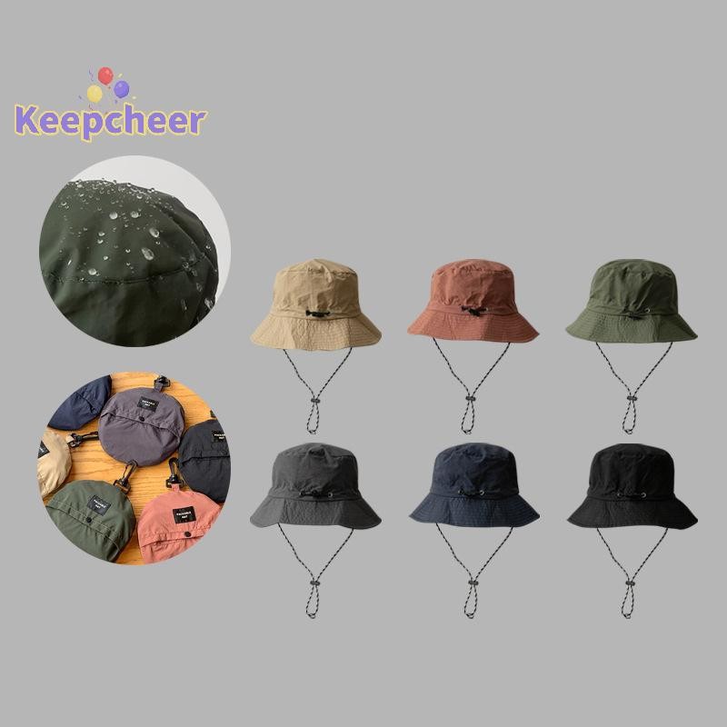 [Keepcheer] Mũ ngư dân chống nước mùa hè Mũ leo núi ngoài trời khô nhanh Mũ che nắng Mũ mới