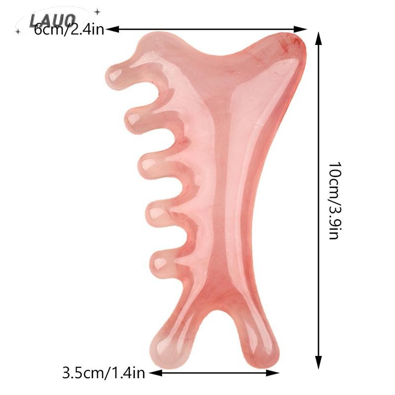 Springevenstar Body Meridian Massage Lược Nhựa Năm Răng Rộng Lược Châm Cứu Lưu Thông Máu Chống Tĩnh Điện Mịn Tóc Springevenstar