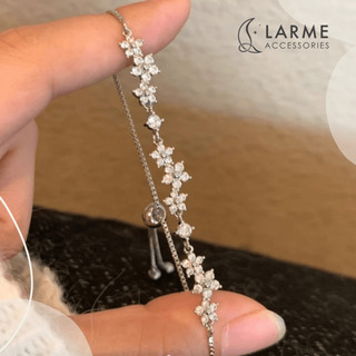 Vòng tay nữ lắc tay tiểu thư nhỏ xinh phong cách nhẹ nhàng bánh bèo làm quà tặng Larme accessories -VT0185