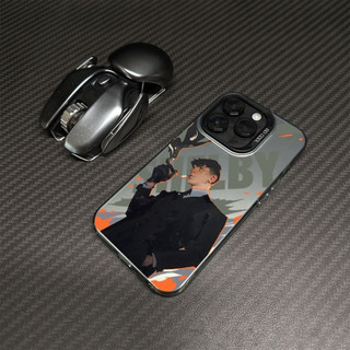 Ốp điện thoại di động mới Peaky Blinders thời trang cho iPhone 11 / 16 thương hiệu iPhone 12 / 13 / 14 15 pro max IMD Vỏ bảo vệ chống rơi và chống sốc bằng bạc đầy màu sắc