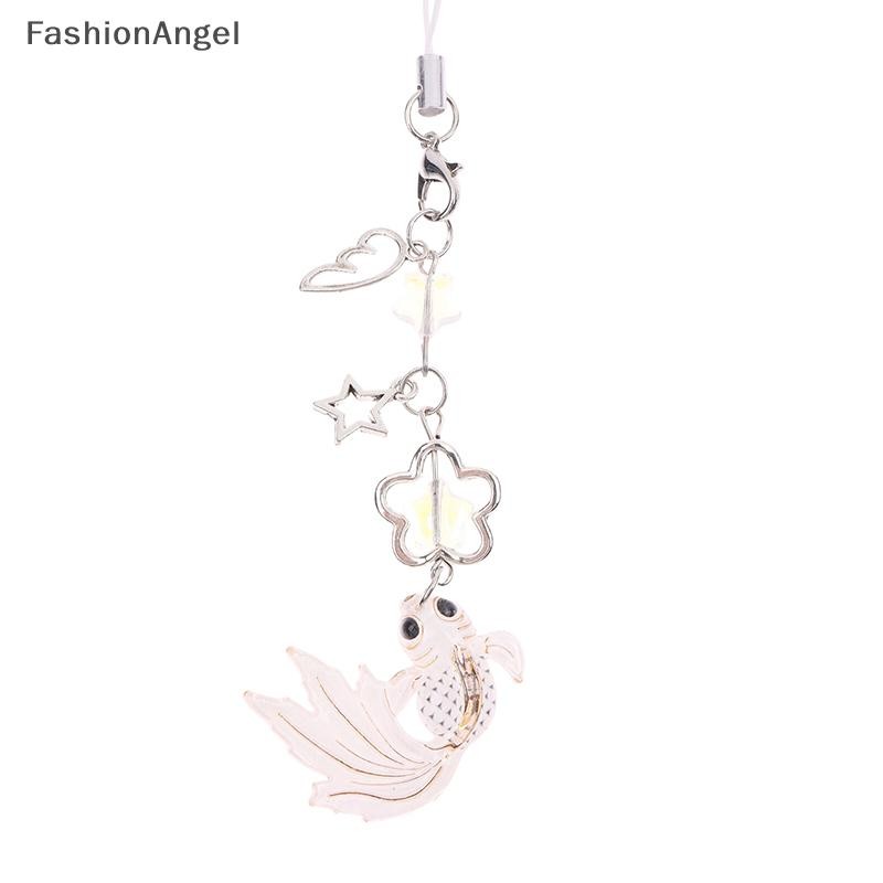 FashionAngel Nhiều Màu Sắc Ngôi Sao Cá Móc Khóa Dây Đeo Cổ Tay Dây Xích Điện Thoại Di Động Charm VN
