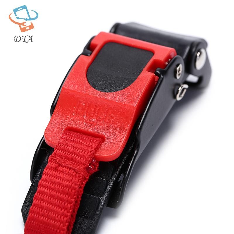 [DTA] 1 Dây đeo mũ bảo hiểm tháo nhanh Khóa kéo & Đỏ VN